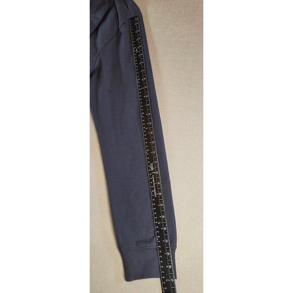 RVCA Full Zip Jacket XL Navy Cotton Blend Logo Streetwear - Picture 11 of 12